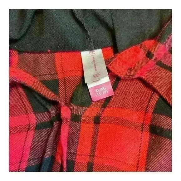 No Boundaries Women's Plaid Shirt size GIRLS XL (15-17) Great condition - Picture 3 of 7